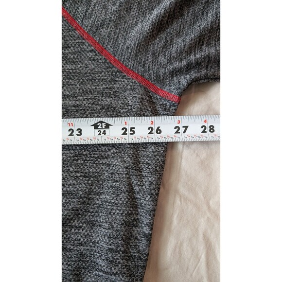 Atlanta United FC MLS Gray & Red 1/4 Zip  Pullover Men's Size XXL Shirt 2XL - Picture 6 of 7